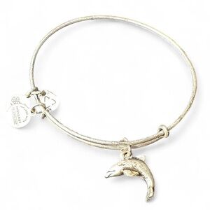 Alex and Ani "Charity by Design" Dolphin Charm Bangle Bracelet